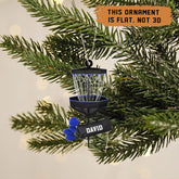 Custom Disc Golf Ornaments 2024 Gift for Disc Golf Lover Disc Golf Ornament for Christmas Xmas Disc Golf Ornament Golfer Gift (DG18)